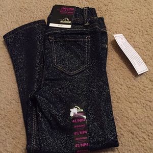 Glitter jeggings